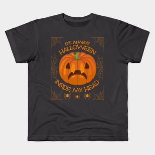 it's always halloween inside my head. Kids T-Shirt